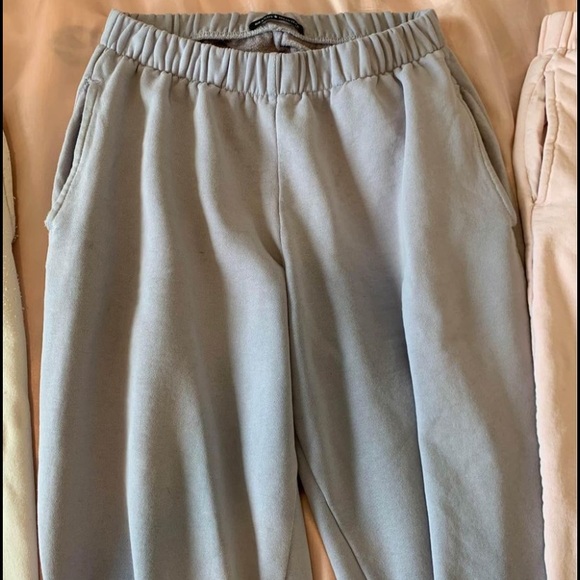 Brandy Melville sweatpants $40 each - pink, blue, beige - Picture 3 of 8
